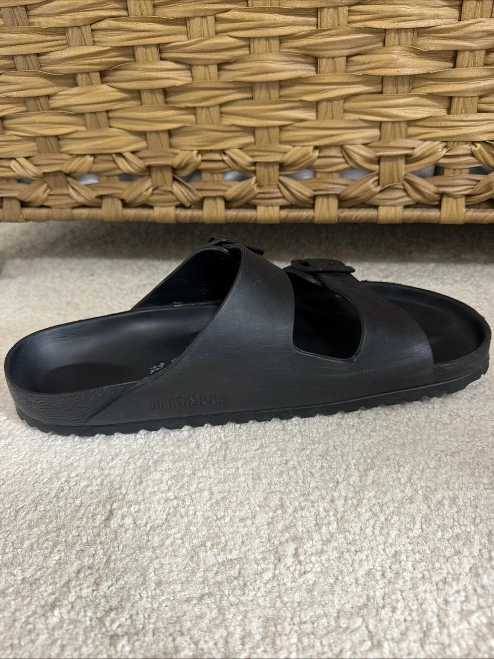 Birkenstock Arizona Eva Slip On Sandals Black Unisex Adult Size EUR 43 Rubber